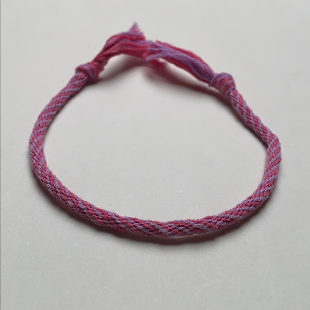 Friendship bracelet, Woven Bracelet, String, pink